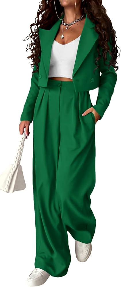 KIRUNDO Business Casual Outfits for Women Suit 2 Piece Sets | Amazon (US)