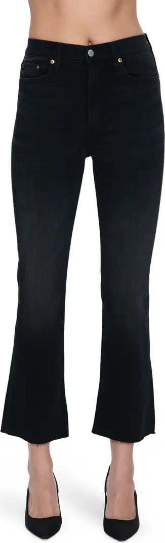 Pistola Lennon Raw Hem High Waist Crop Bootcut Jeans | Nordstrom | Nordstrom