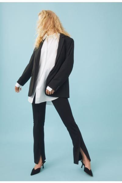 Flared Slit-hem Leggings | H&M (US + CA)