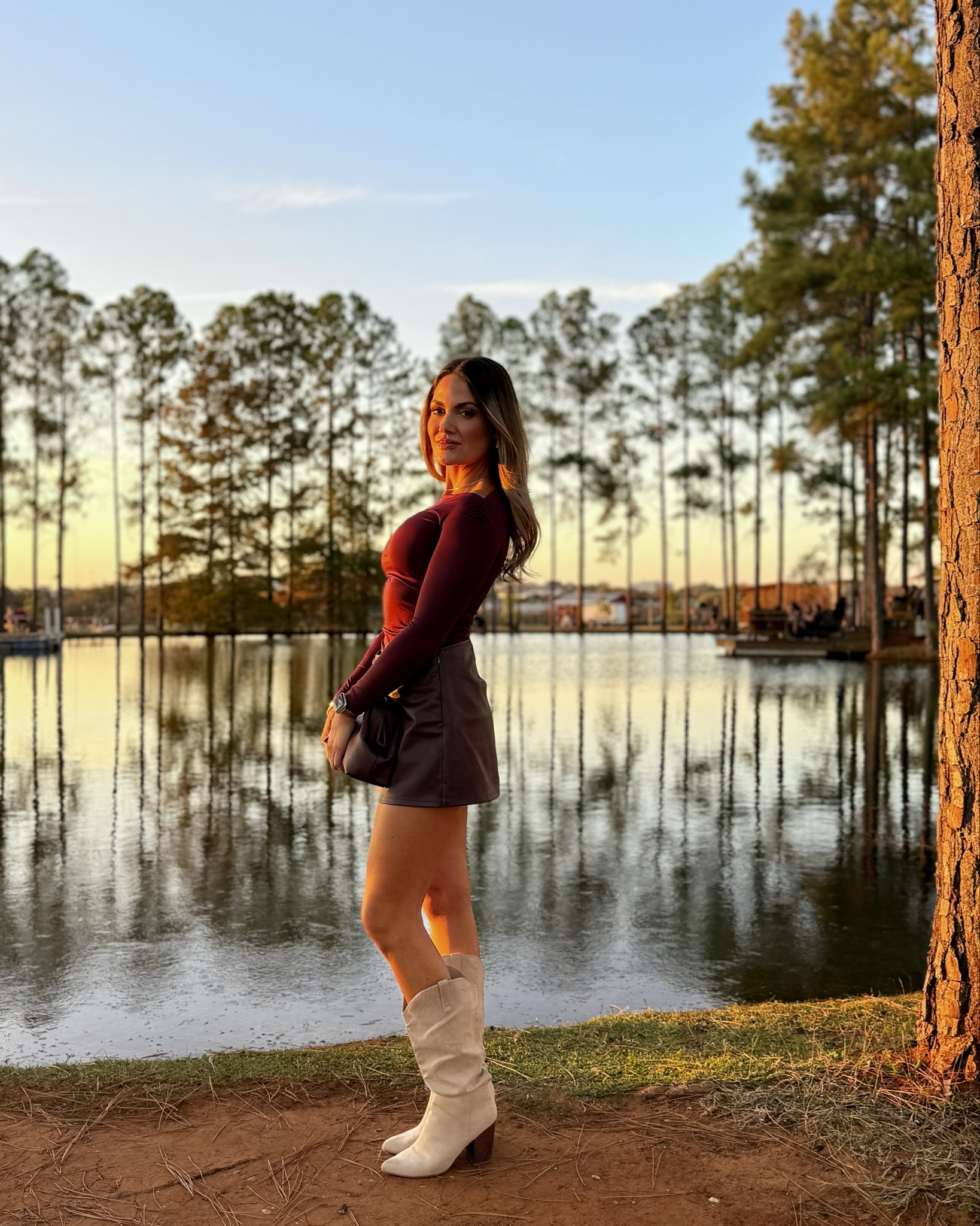 Wrapped in wine tones this weekend 🍷

#LTKootd
