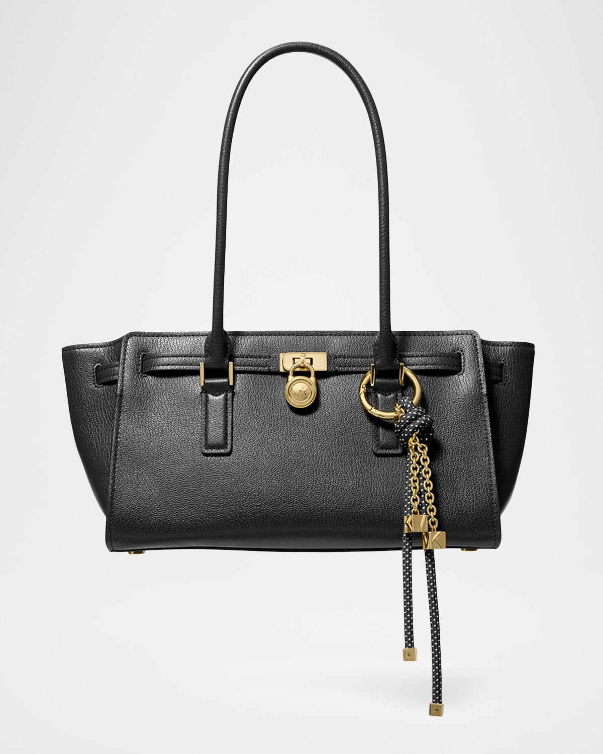 Hamilton Small Grained Leather Tote Bag | Neiman Marcus