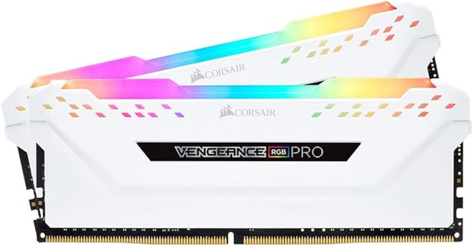 Corsair Vengeance RGB Pro 16GB (2x8GB) DDR4 3600 (PC4-28800) C18 Desktop memory – White | Amazon (US)