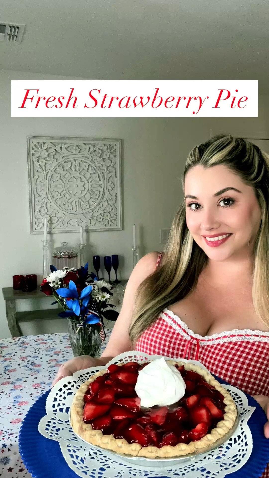 Make a fresh strawberry 🥧 this summer! It’s so easy and delicious 😋 All you need is two packs of organic strawberries 🍓, Marie’s strawberry glaze, a cooked pie crust (I used a pre-made frozen) and cool whip for topping. 
Serve and enjoy! 
#easyrecipes #strawberrydesserts #summerrecipes #explorepage #strawberrypie

#LTKmomlife #LTKfoodie #LTKdayinmylife