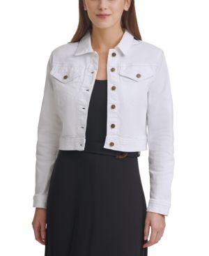 Calvin Klein White Jean Jacket | Macys (US)