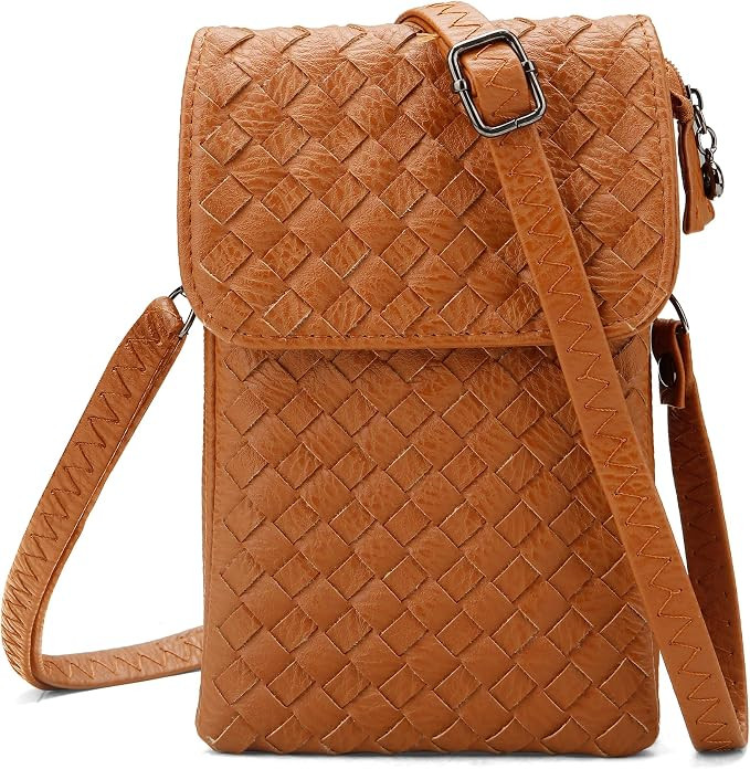 Small Crossbody Bags for Women Small Purses Woven Cell Phone Purse Travel Purse Wallet Phone Purs... | Amazon (US)