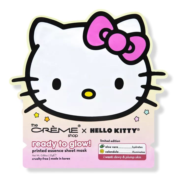Hello Kitty Ready to Glow! Printed Essence Sheet Mask | Ulta