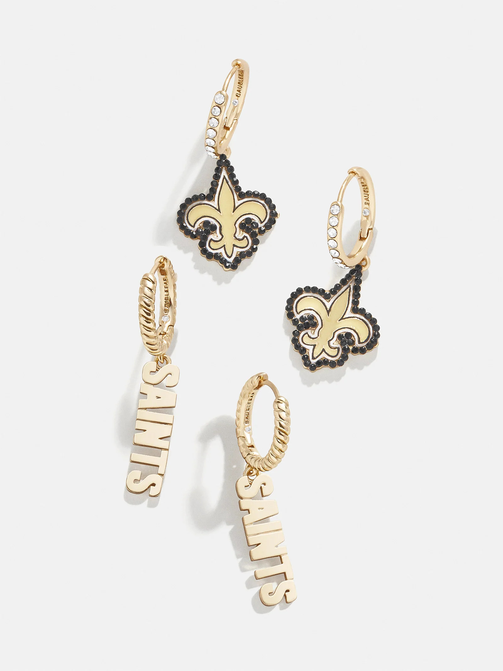 New Orleans Saints NFL Earring Set - New Orleans Saints | BaubleBar (US)