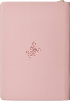 Christian Art Gifts Inspirational Zippered Journal, He Will Cover You Wide Ruled Notebook, Psalm ... | Amazon (US)