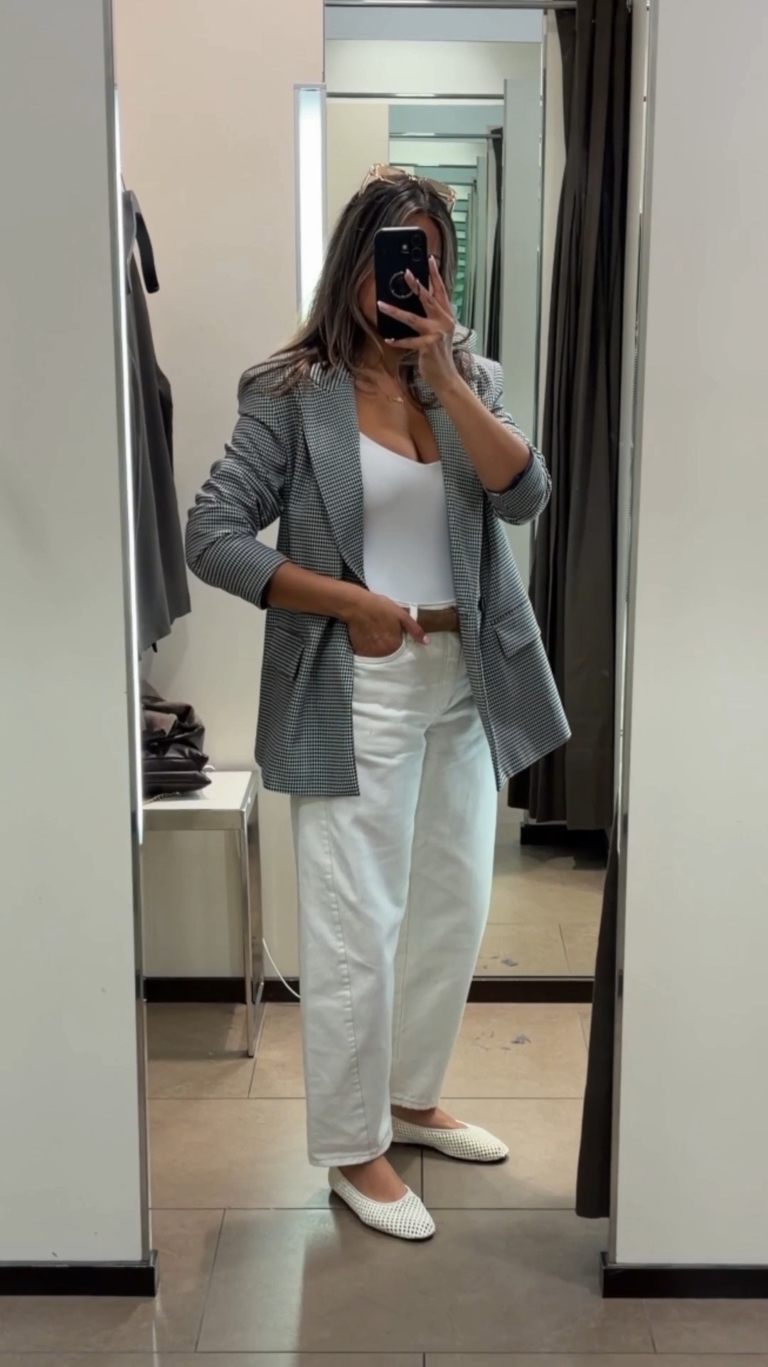 Zara oversized blazers! Im wearing a small in the brown and black and a medium in the black/white one 🫶🏽

#LTKuk #LTKautumn #LTKworkwear