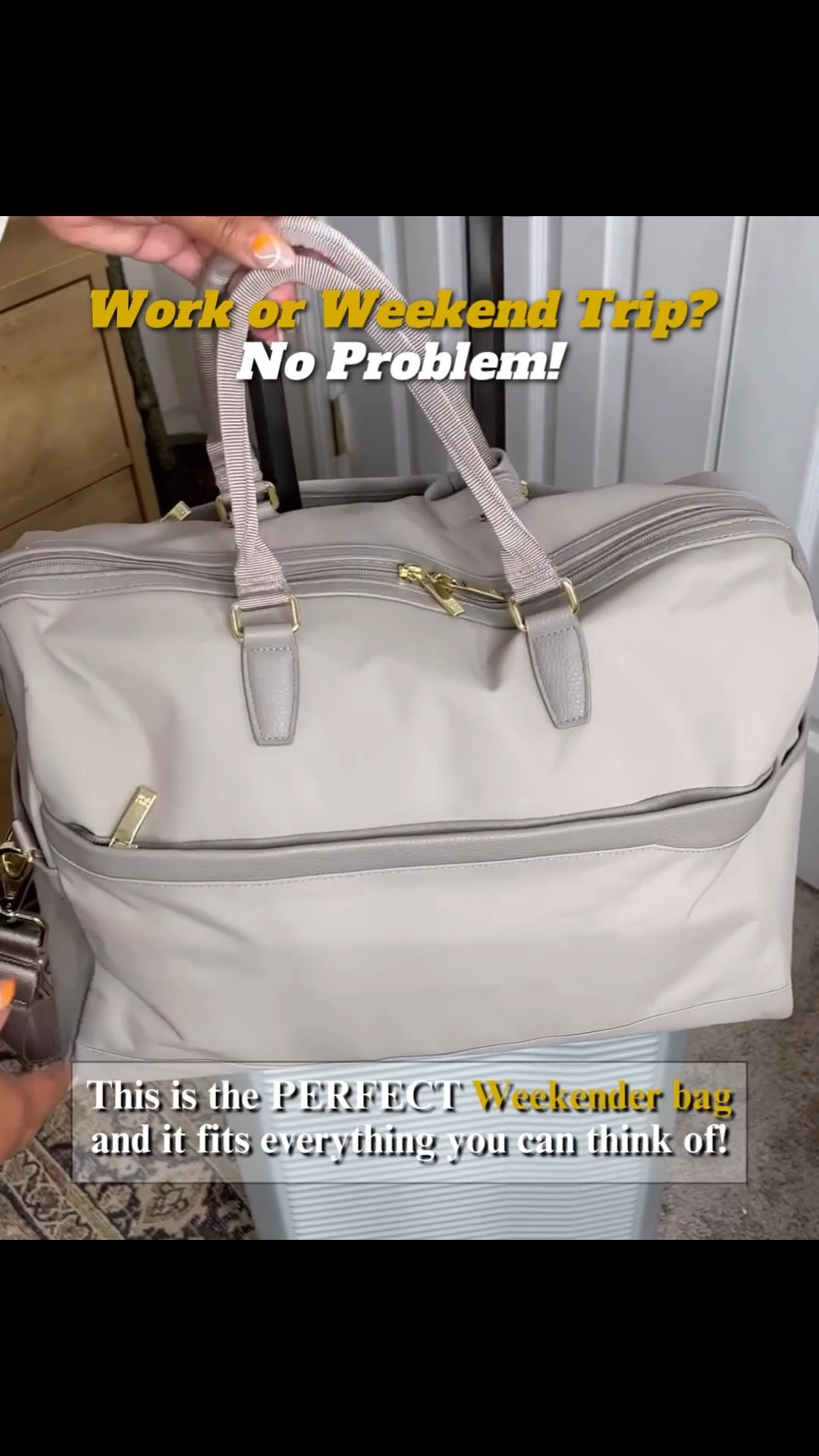 My favorite weekender bag 🧳☀️

#LTKmomlife #LTKOver40 #LTKTravel