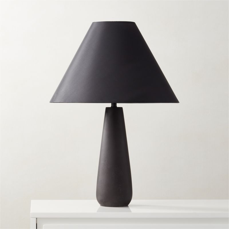 Polar Black Table Lamp | CB2 | CB2