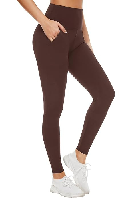 SATINA High Waisted Leggings for Women - Capri & Full Length Women's Leggings | Amazon (US)