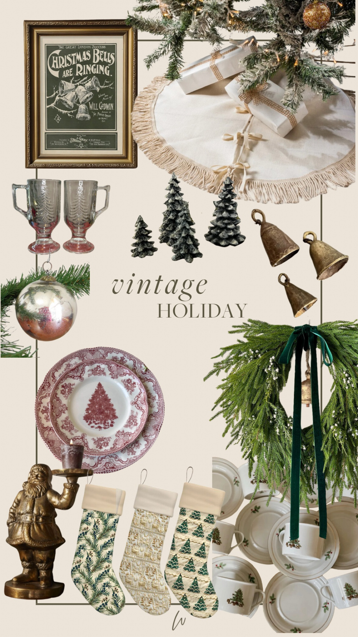 Collected vintage one-of-a-kind holiday decor from Etsy! 

#LTKHome #LTKHoliday #LTKSeasonal