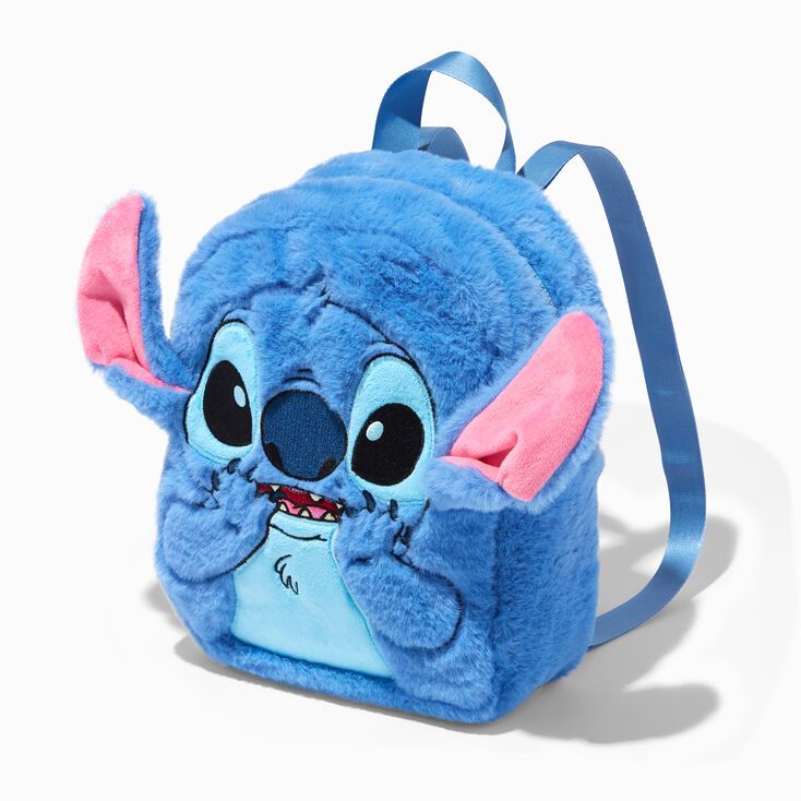 ©Disney Stitch Furry Mini Backpack | Claire's (US)