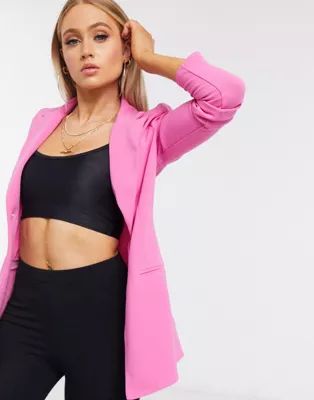 ASOS DESIGN jersey single breasted suit blazer | ASOS (Global)