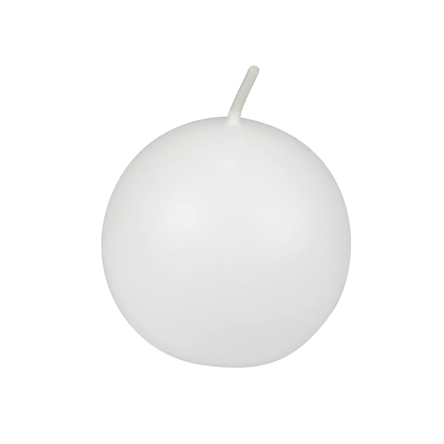 2 Inch White Ball Candles | Amazon (US)
