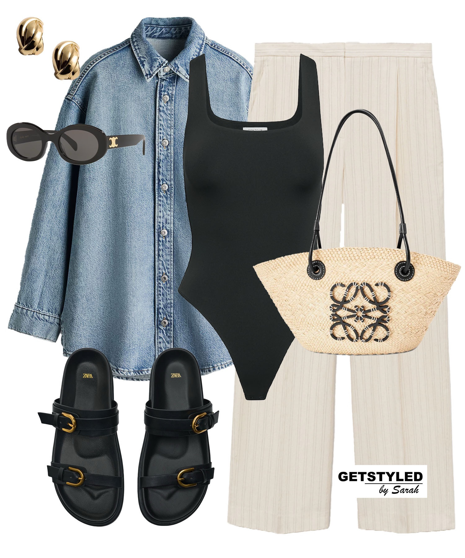 4 ways to style a denim shirt 💙

#springfashion #springstyle #denimshirt #springsummer #sandals #linenpants 
Denim shirt, sandals, linen pants, bodysuit, spring fashion, spring summer style

#LTKbag #LTKstyletip #LTKshoes