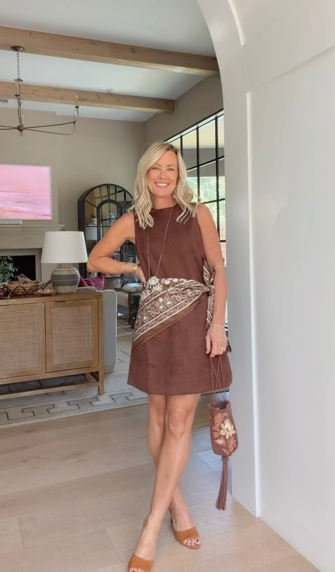 How darling is this suede dress?
Dress: xs

#LTKSaleAlert #LTKOver40 #LTKSeasonal