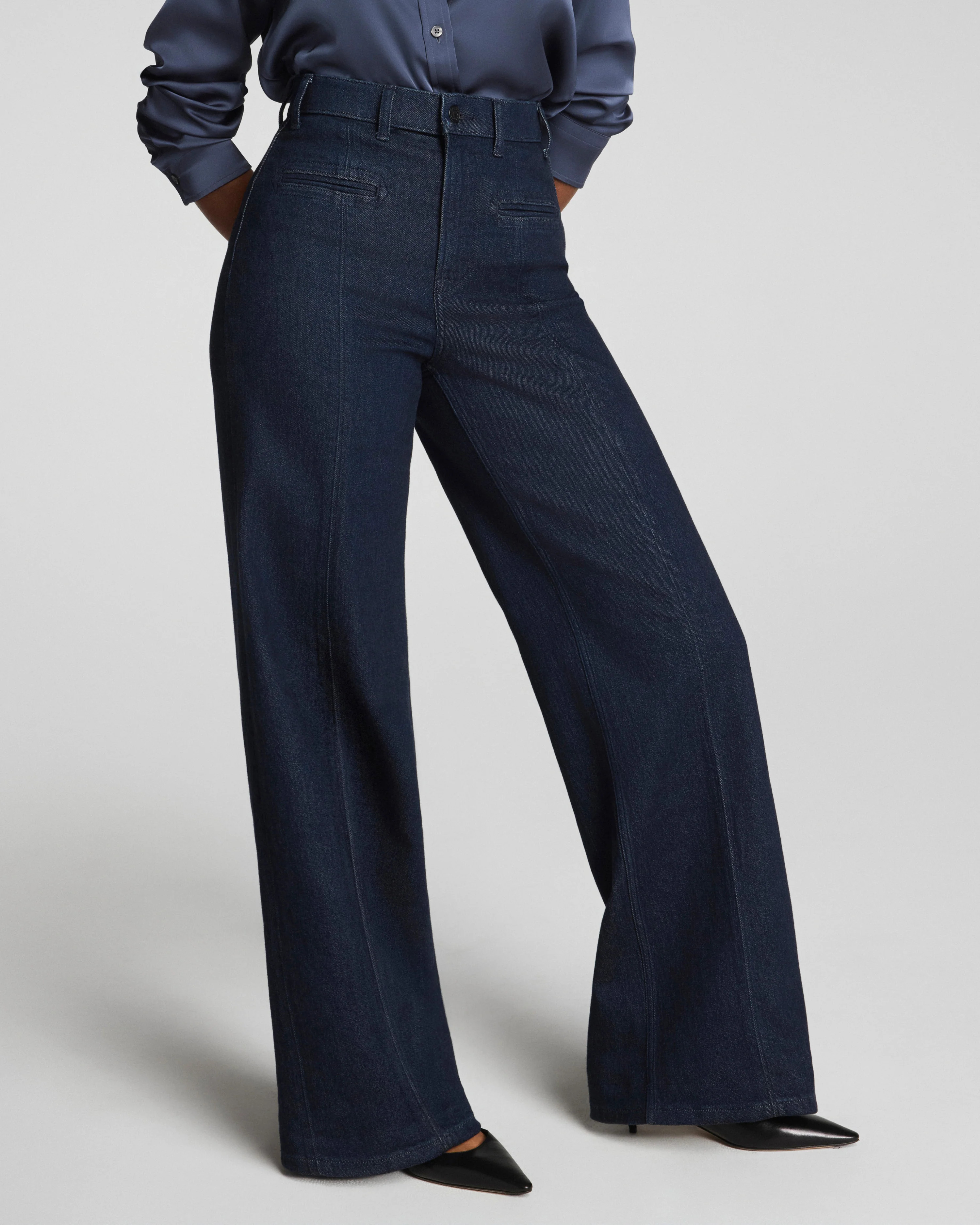 Wide Leg Trouser Jeans | Spanx