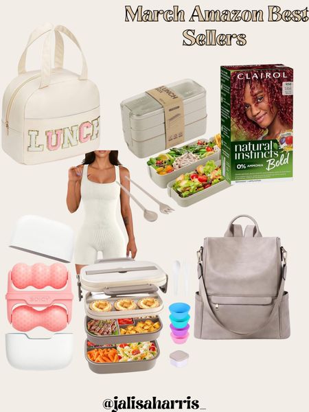 March Amazon Best Sellers

Clairol Natural Bold Instincts 
Amazon Lunch Bag
Adult bento box
Ice eye roller
Work backpack bag 

#LTKworkwear #LTKsalealert #LTKstyletip