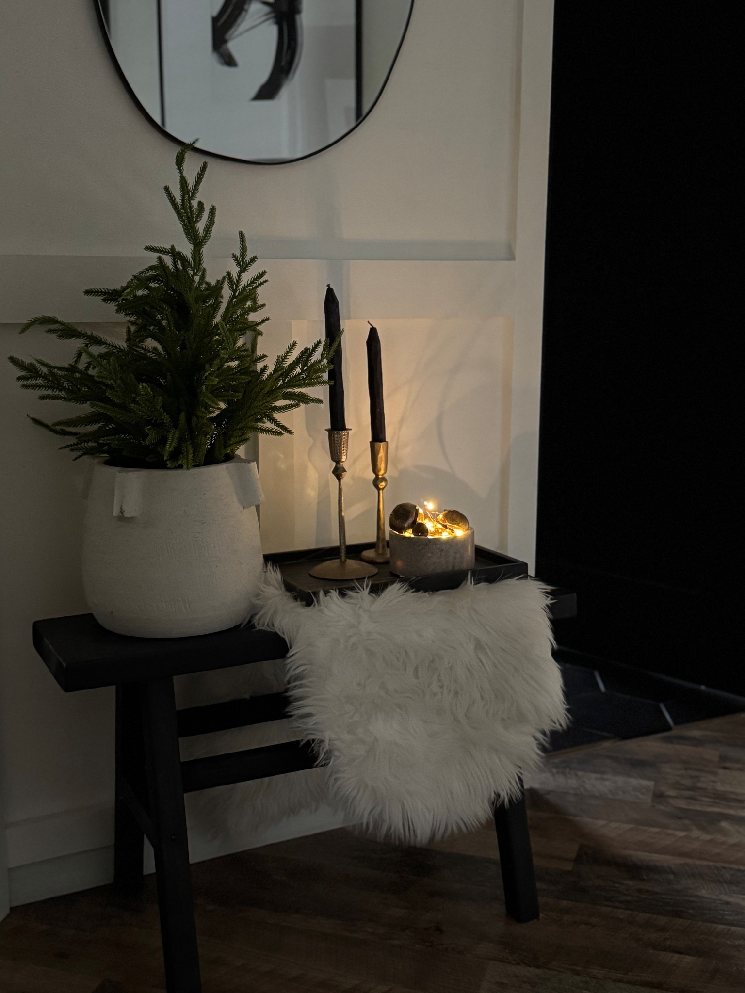 A little hallway twinkle 

#LTKSeasonal #LTKHome #LTKHoliday