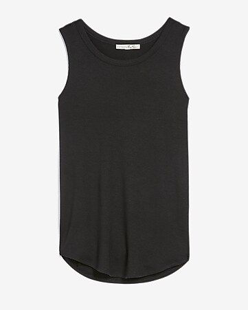 Shirttail Hem Tank | Express