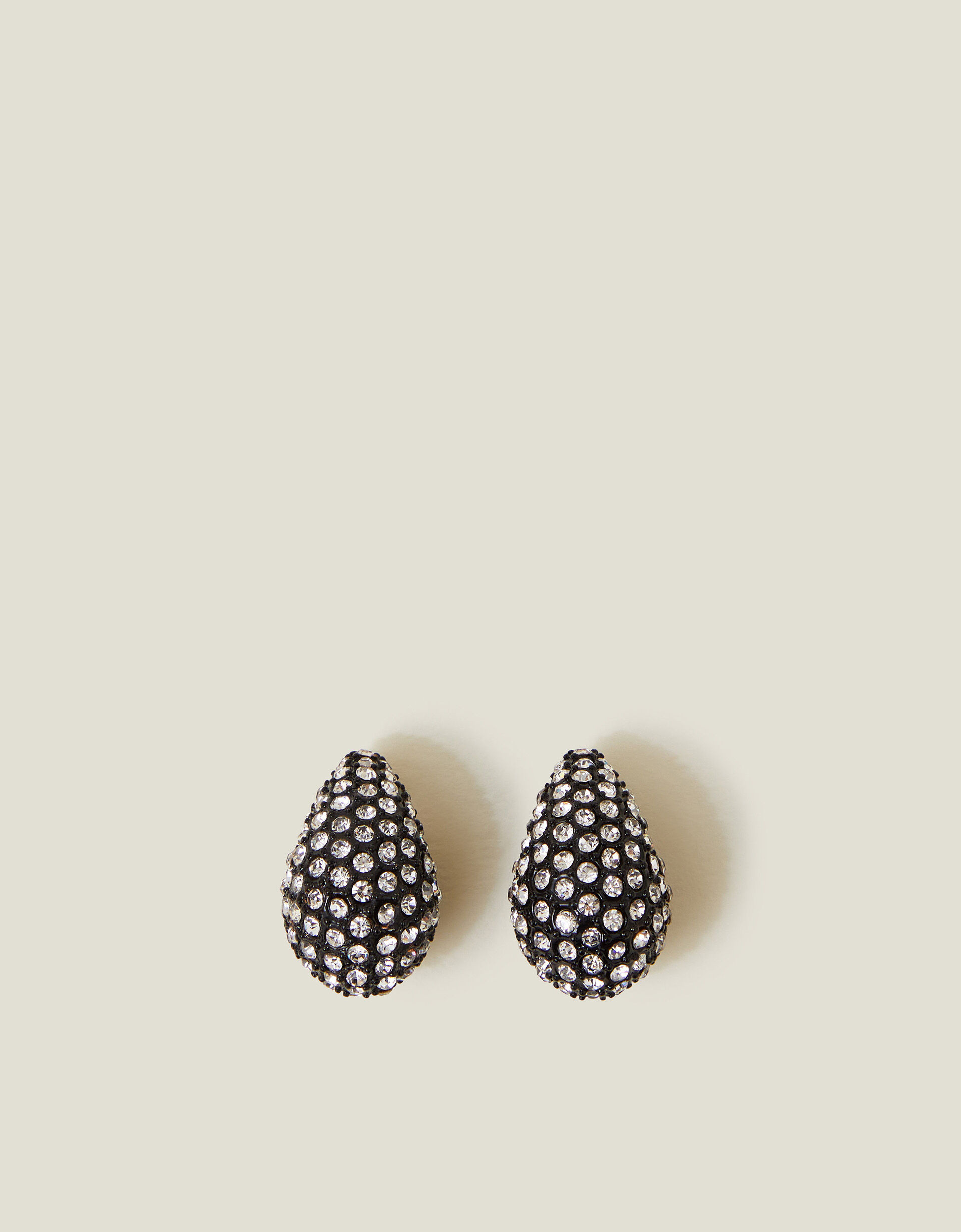 Diamante Curve Teardrop Earrings | Accessorize (Global)