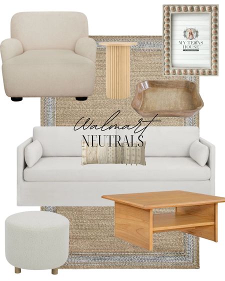 Get the look from Walmart!! From the designer look for less sofa and chair to the ottoman and coffee table!! 

#LTKhome #LTKSeasonal #LTKstyletip