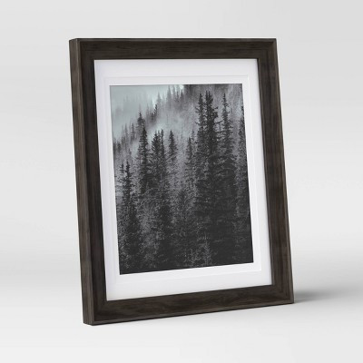 8" x 10" Double Matted Table Frame Dark Brown - Threshold™: Traditional Style, Wall/Tabletop Display | Target