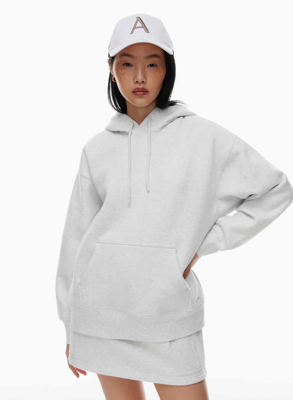 COZY FLEECE BOYFRIEND HOODIE | Aritzia