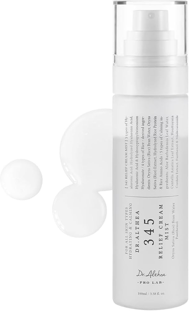 Dr.Althea 345 Relief Cream Mist | Hydrating Facial Mist with Rice Extract | Soothing Care for Sen... | Amazon (US)