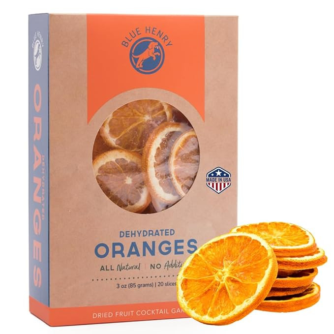 BlueHenry Dehydrated Orange Wheels - 3 oz - 20 slices - Natural Fruit | Amazon (US)