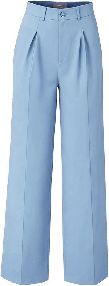 Women Wide Leg High Waisted Flowy Dress Pants Workout Casual Trousers | Amazon (US)
