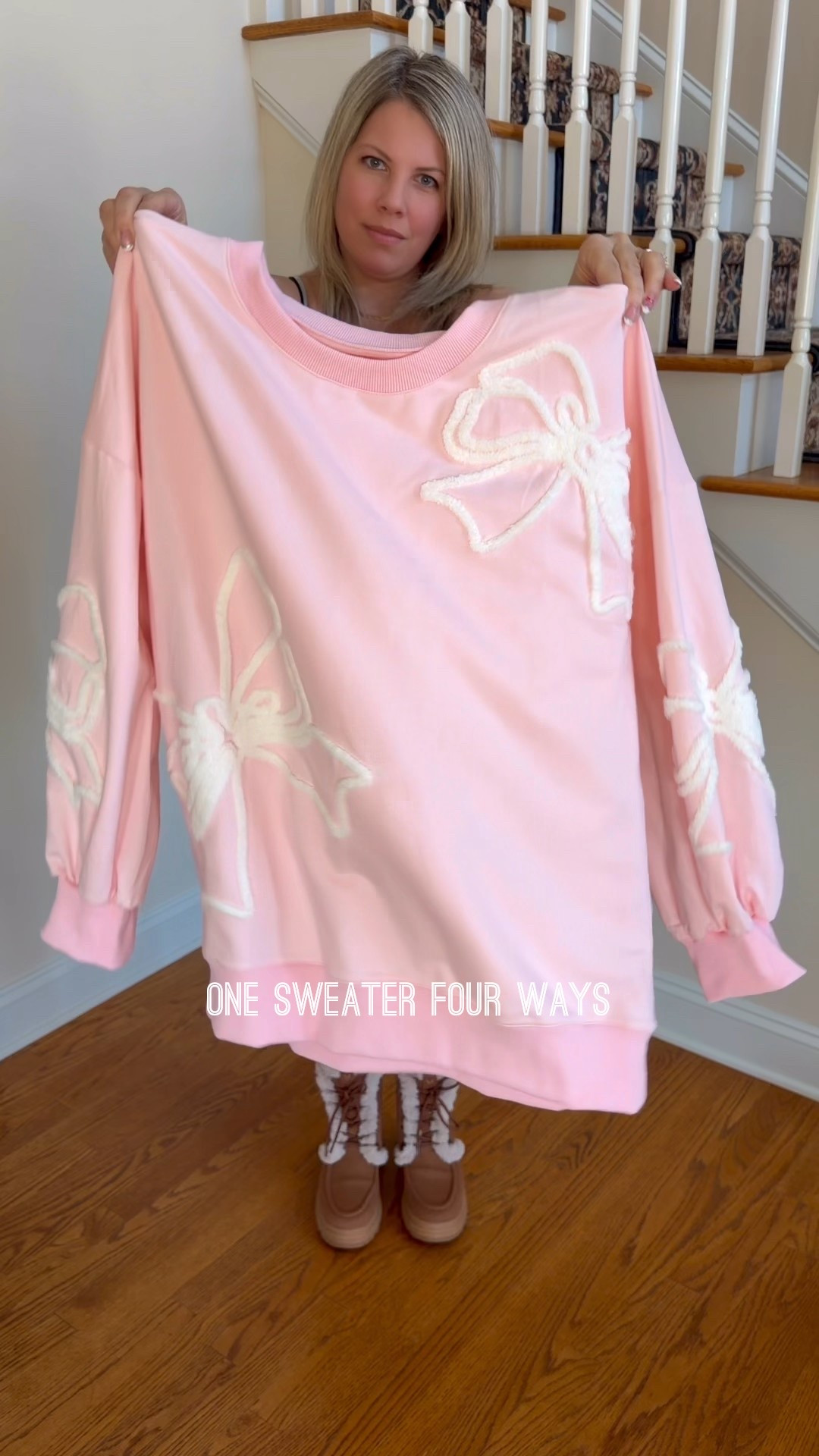 I love anything with a bow. 🎀 Styled this crewneck four completely different ways — all perfect for Valentine’s Day.

#LTKootd #LTKgrwm #LTKFindsUnder50