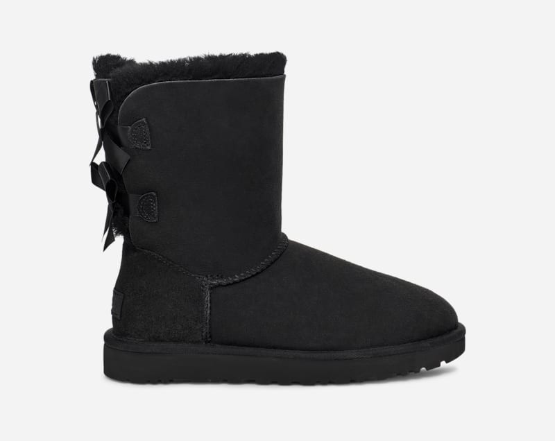 UGG® Women's Bailey Bow II Water-Resistant Boots in Black/, Size 12 | UGG (US)