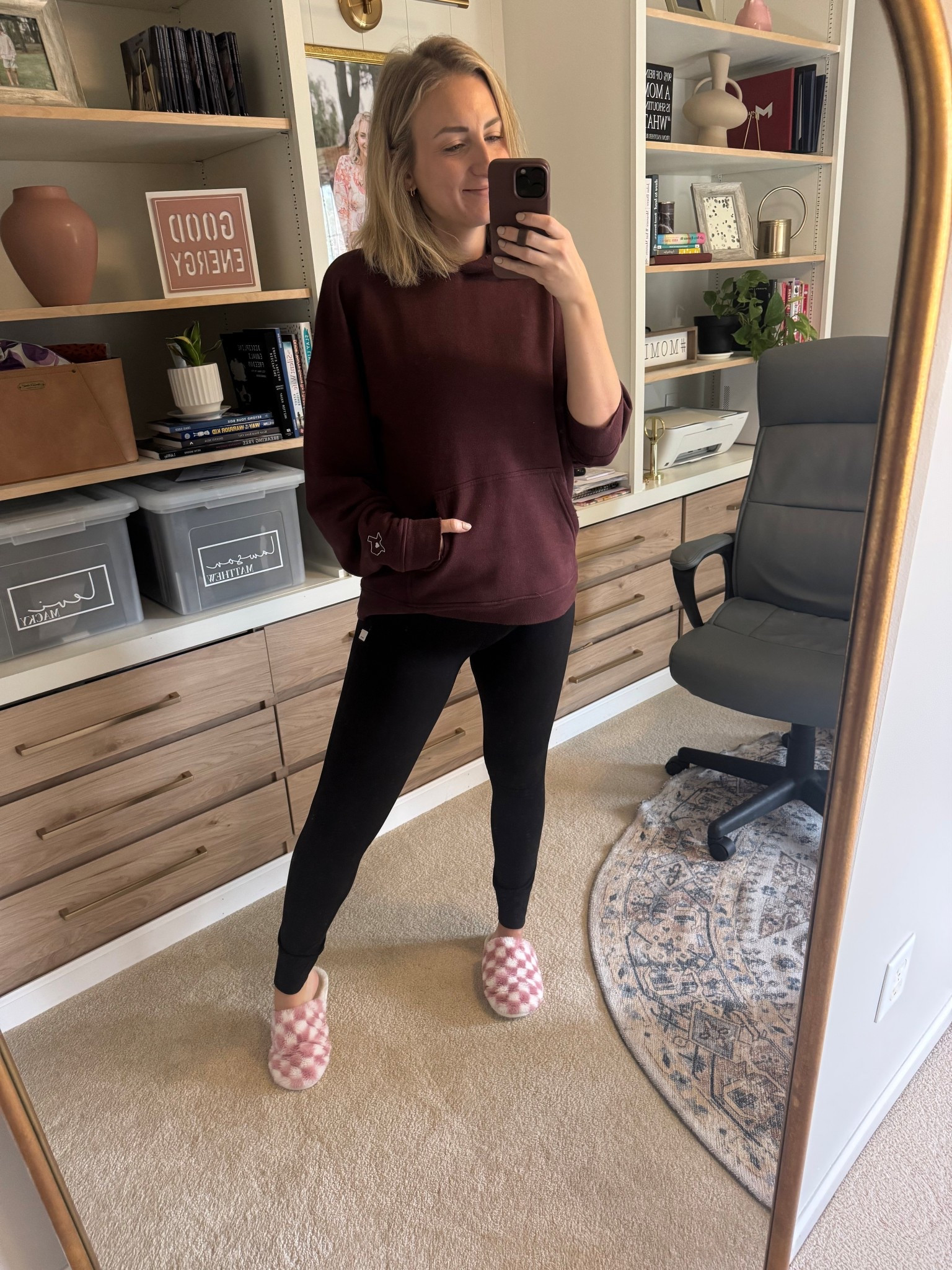 Bury me in this outfit. So freaking comfy. My favorite leggings and this sweatshirt is so soft and cozy. Not too hot but still warm on a chilly day! 

#LTKSeasonal #LTKActive #LTKStyleTip