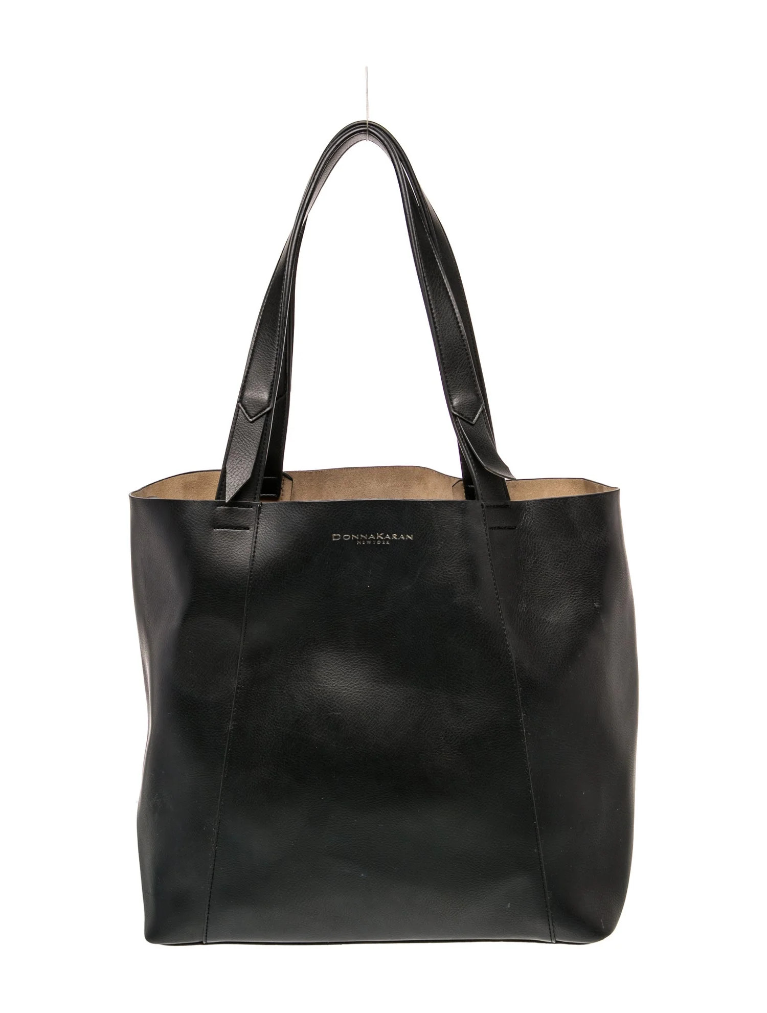 Donna Karan Leather Shoulder Bag - Grey Shoulder Bags, Handbags - DON78186 | The RealReal | The RealReal