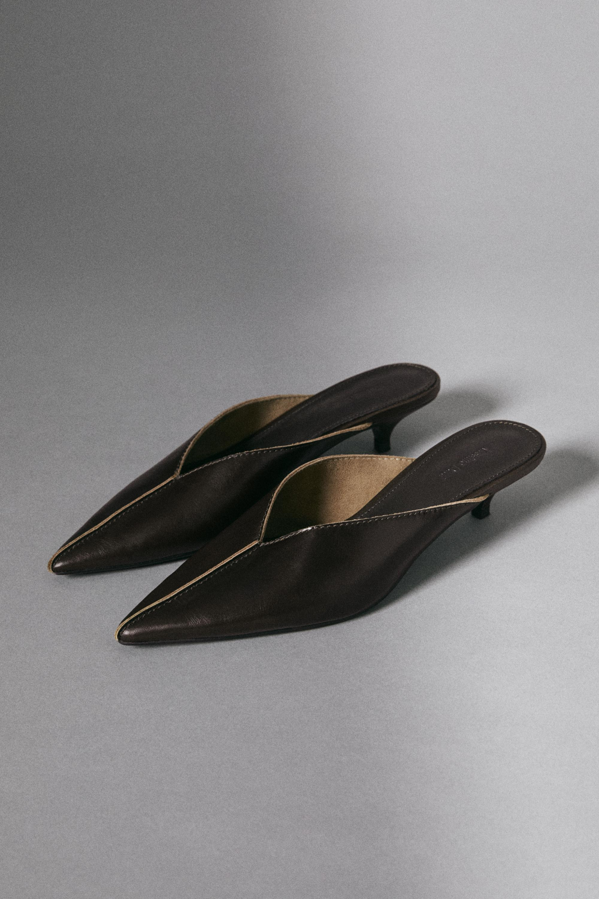 Heeled mule shoe | Massimo Dutti UK