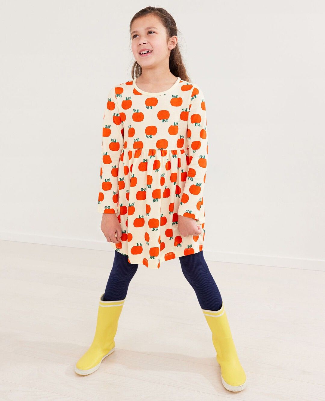 Long Sleeve Halloween Print Pocket Dress | Hanna Andersson