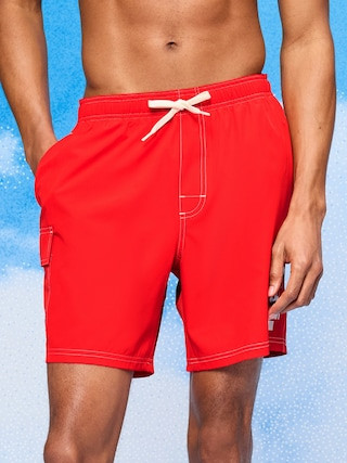 Old Navy x Disney Mickey Mouse Cargo Swim Trunks (7-inch inseam) for Men | Old Navy (US)