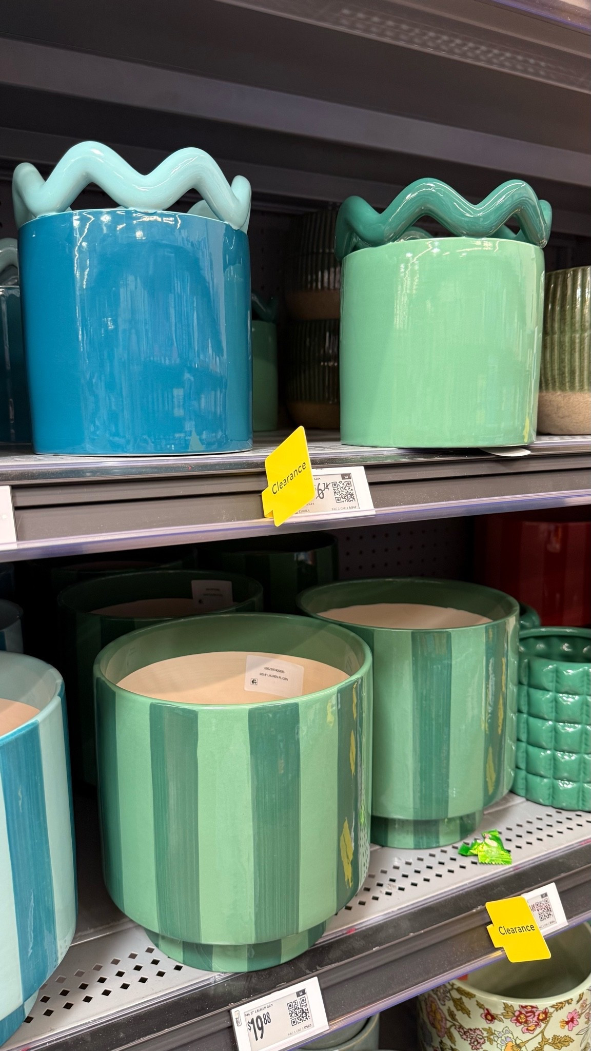 These Walmart planters are GIVING everything right now 😍 That dusty blue and green colors, the scalloped and fluted details — honestly looks way more expensive than $4.88! Stacking a few of these together makes such a pretty little vignette on a porch, entryway shelf, or even a windowsill.

#walmartfinds #walmarthome #walmarthomedecor #liketkit #LTKunder50 #bluedecor #planters #outdoorplanters #porchdecor #homedecor #homedecorideas #affordabledecor #budgetdecor #summerdecor #frontporchdecor #scallop #flutedplanter #dustyblue #dustybluedecor #patiodecor #gardenfinds #ceramicplanter #homedecorfinds

#LTKHome #LTKSaleAlert
