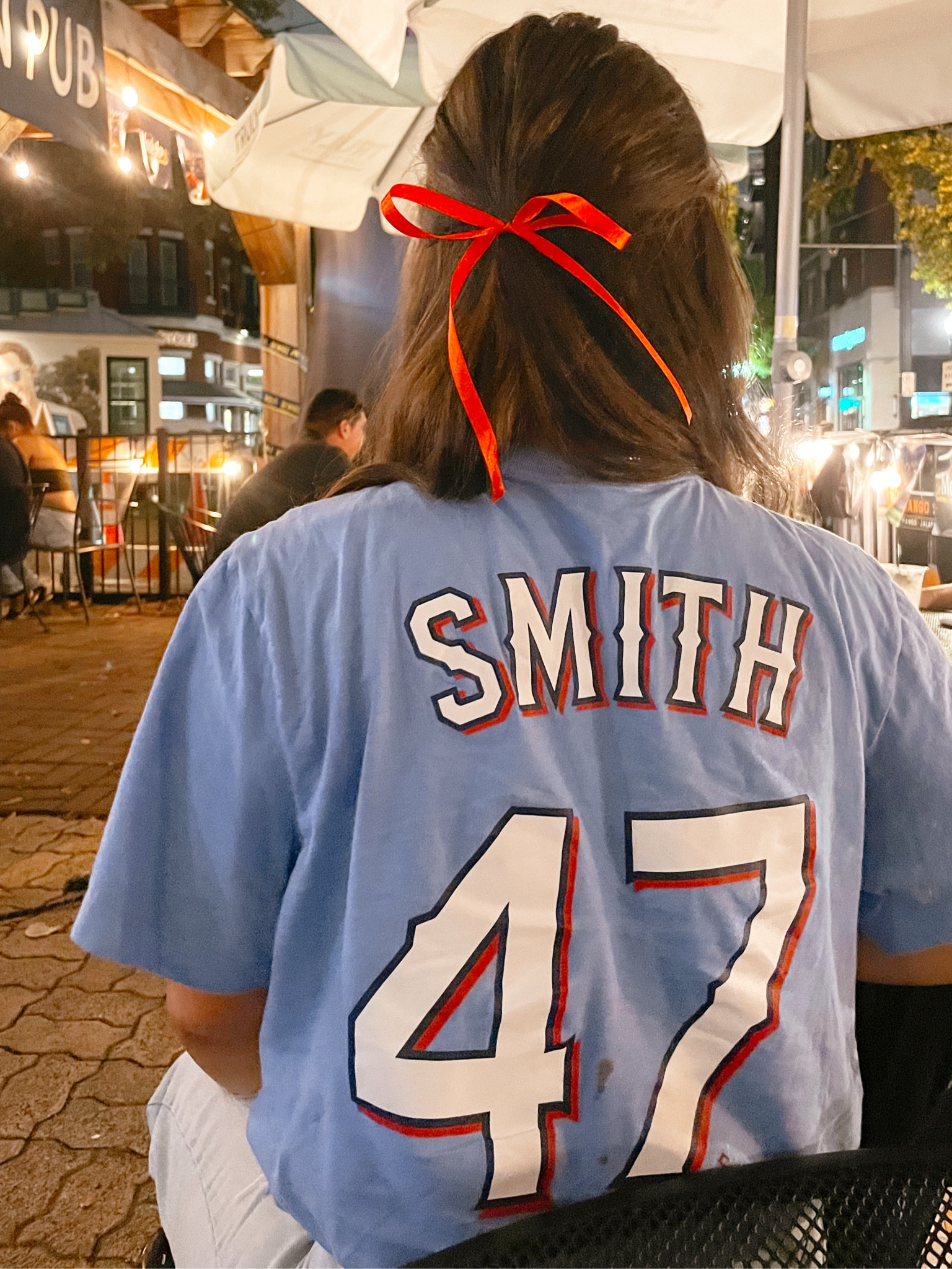 My influence & Dallas pride all in one 💙❤️🤠⚾️✨ 

Supporting the Rangers & bows are a necessity! 

#LTKfindsunder100 #LTKstyletip #LTKmens