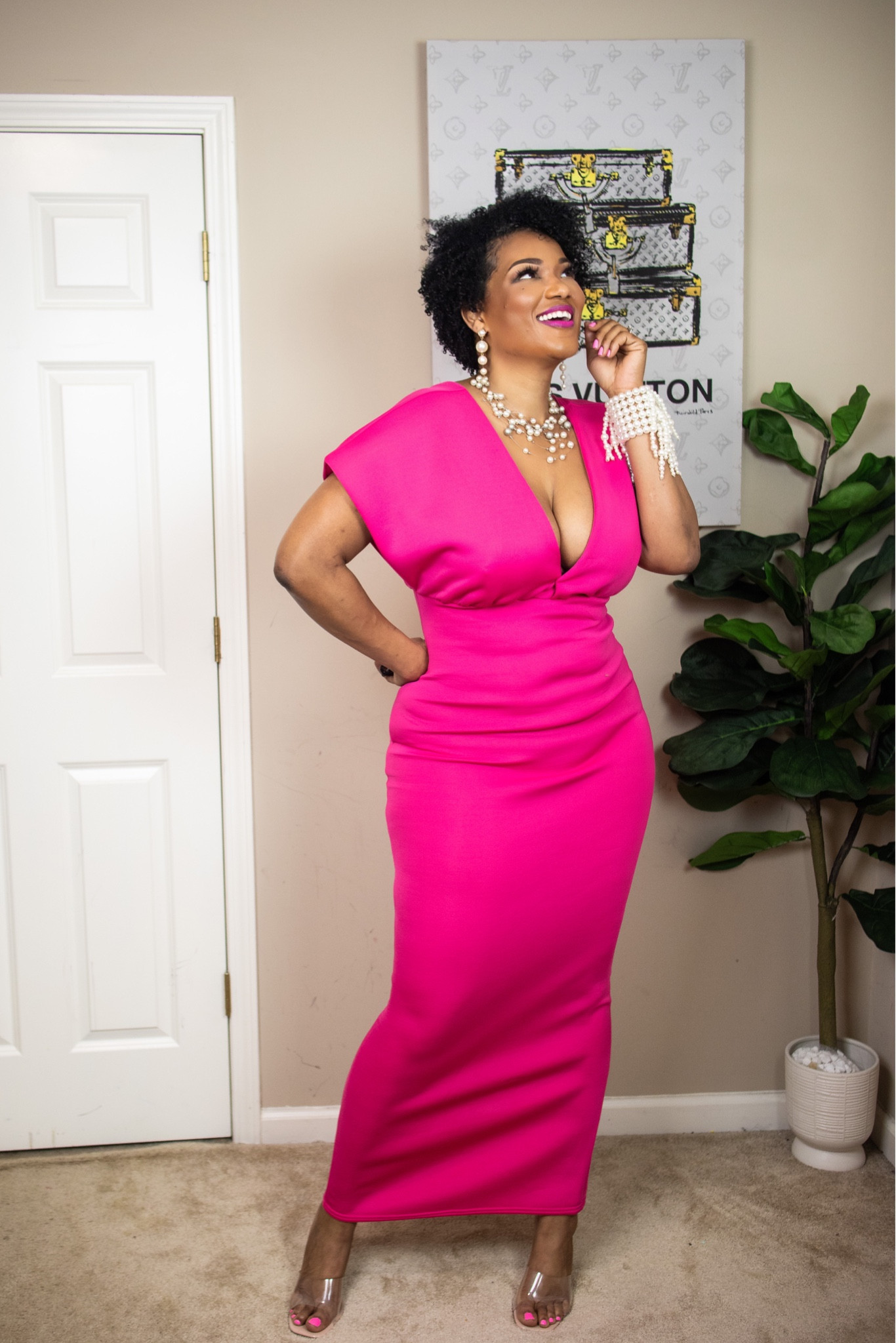 Pretty pink Maxi Dress Perfect for Valentines Day! #valentinesdayoutfit #vday #valentinesday #maxidress#weddingguest #wedding #pinkdress #pinkoutfit 

#LTKstyletip #LTKwedding #LTKfit