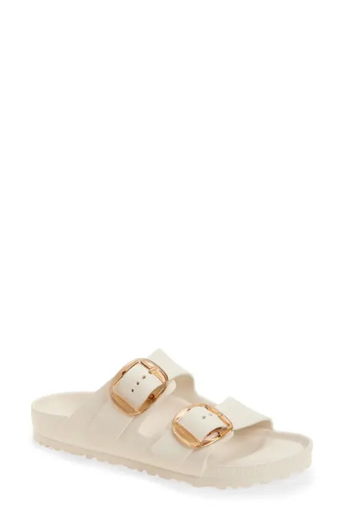 Birkenstock Arizona Stealth Buckle EVA Slide Sandal in White at Nordstrom, Size 8-8.5Us | Nordstrom