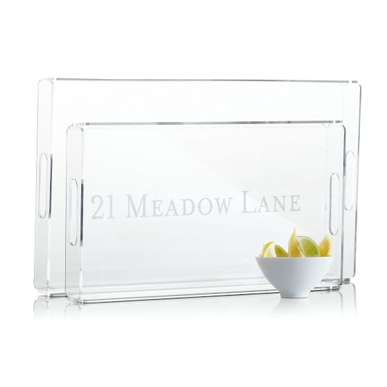 Etched Acrylic Serving Tray | Mark and Graham