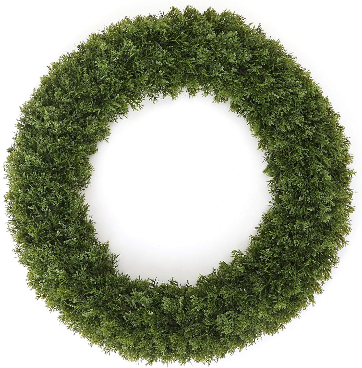 3rd Street Inn Cypress Wreath - Front Door Wreath - Greenery Wreath - Indoor/Outdoor Wreaths for ... | Amazon (US)