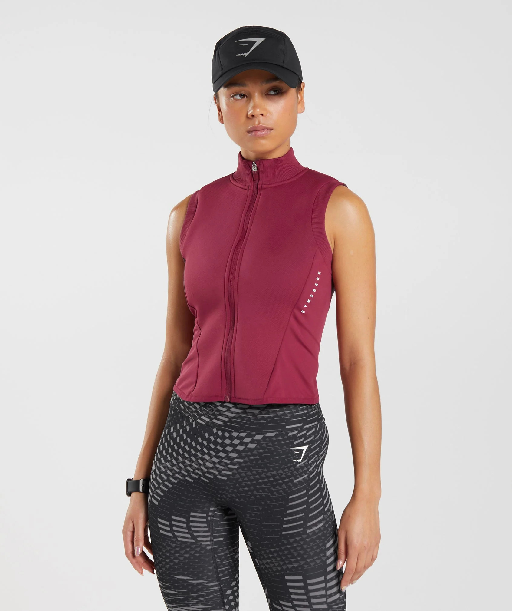 Gymshark Sport Gilet - Currant Pink | Gymshark (Global)