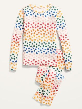 Matching Gender-Neutral Printed Snug-Fit Pajama Set for Kids | Gap (US)