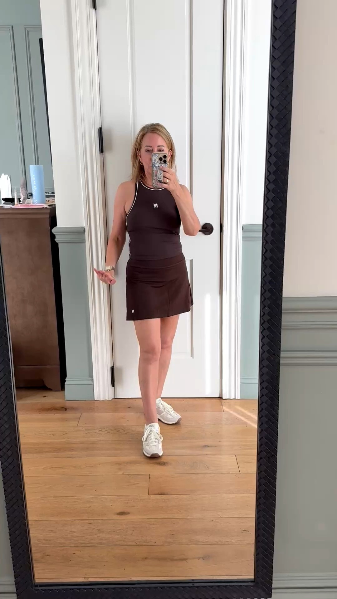 The fabric is soft & comfortable! I’m wearing a small in both pieces.

#LTKActive #LTKPetite #LTKOver40