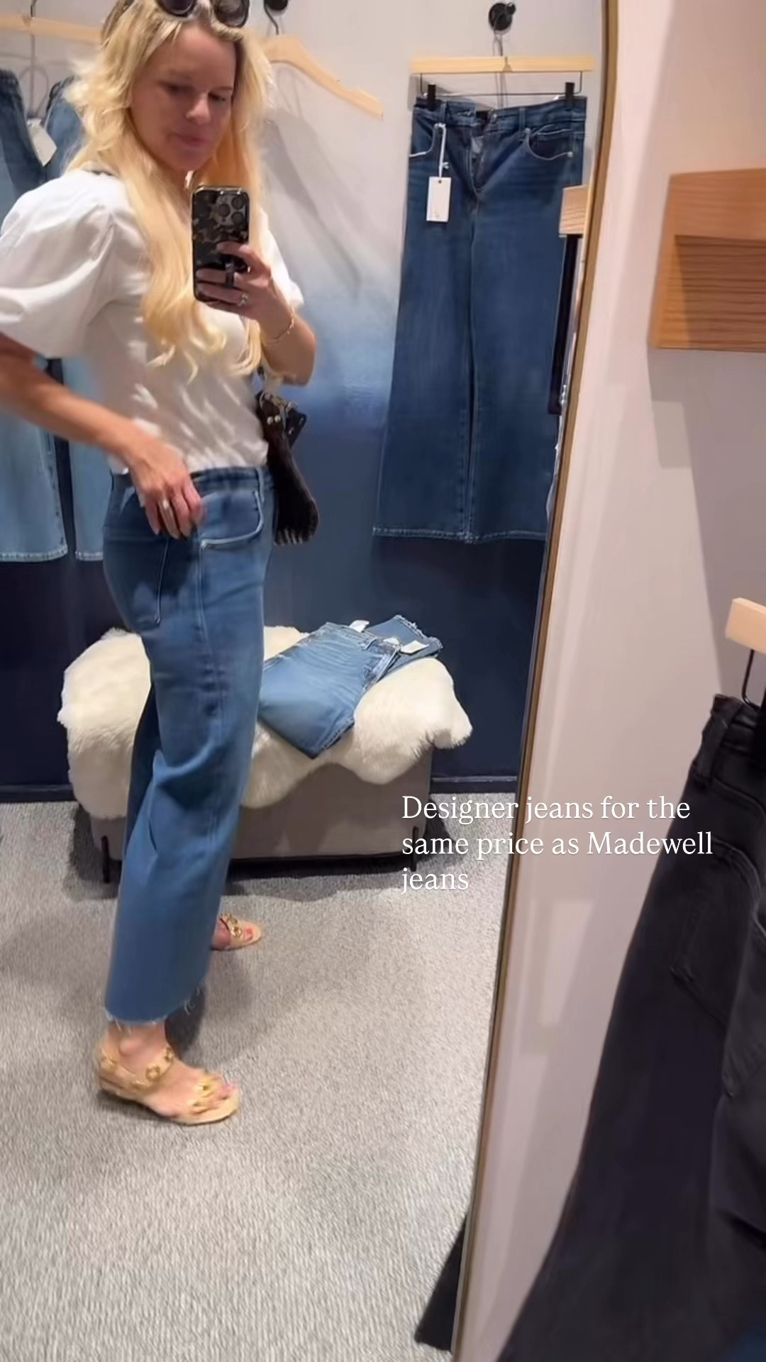 Designer jeans on major sale 

#LTKSaleAlert